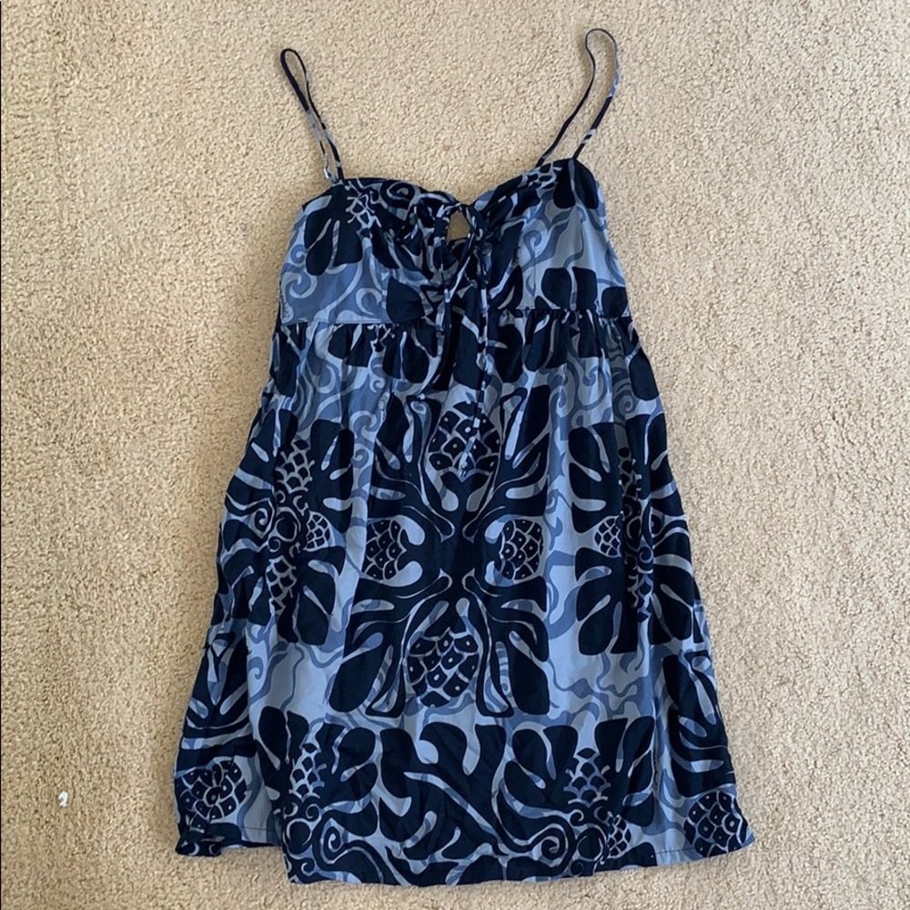 Manuhealii Ulu grey dress